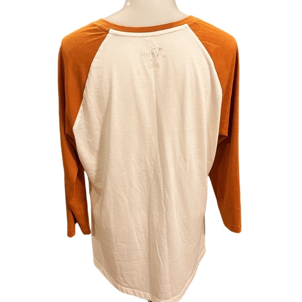 Happy Fall Y'all Raglan Tee size L - Picture 3 of 7